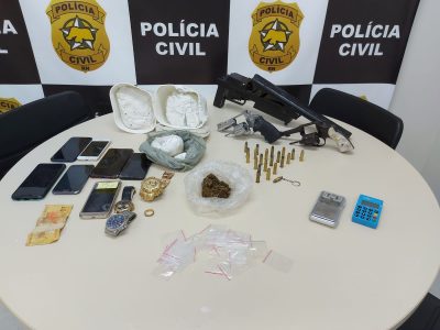 Polícia prende suspeitos por tráfico de drogas na zona norte