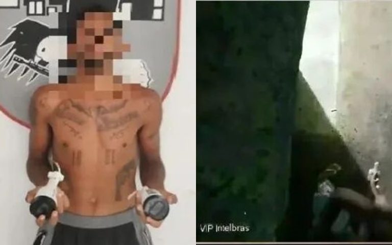 Suspeito é filmado furtando câmeras de segurança em unidade de saúde e acaba preso no RN