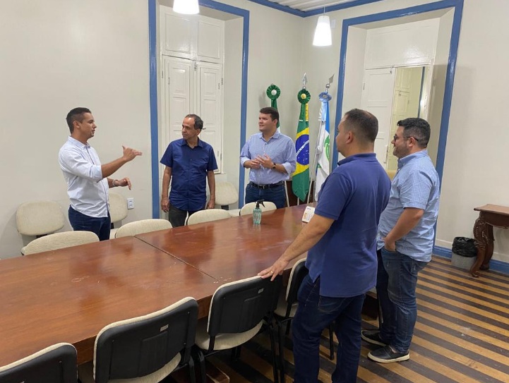 Prefeito de Mossoró recebe Fábio Dantas no Palácio da Resistência