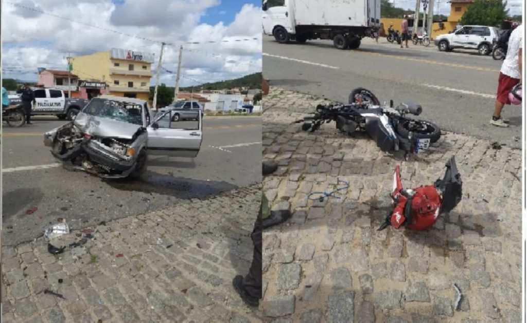 Motociclista morre após bater em carro na BR-226 no interior do RN