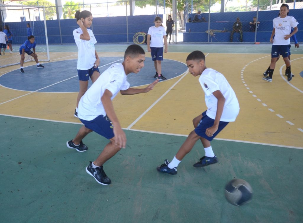 Forças no Esporte: Marinha retoma programa com estudantes de São Gonçalo do Amarante