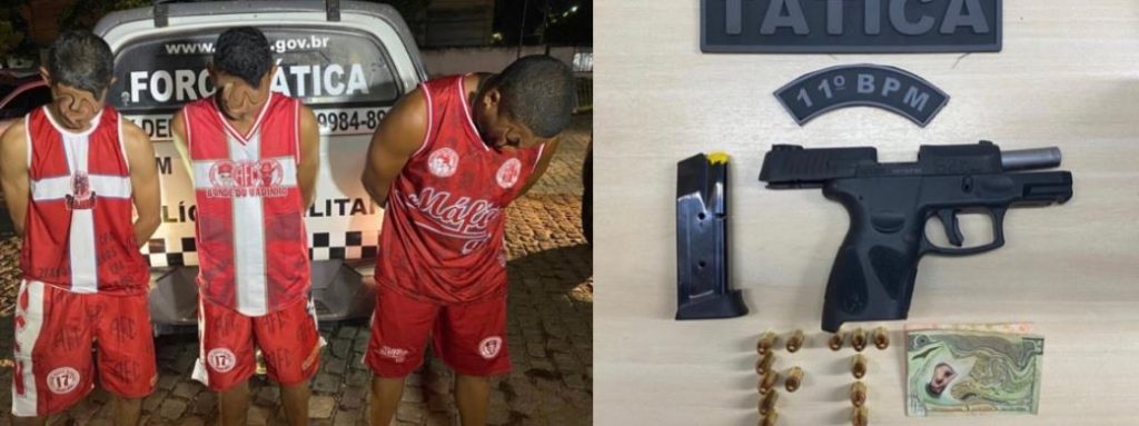 Membros de torcida organizada são detidos com arma de fogo na Grande Natal