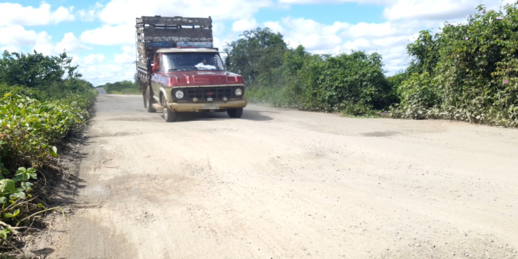 Motoristas reclamam de trecho da RN 233 entre Caraúbas e Apodi