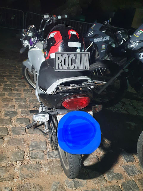 ROCAM apreendeu motocicleta conduzida por menor em Felipe Camarão, em Natal/RN.