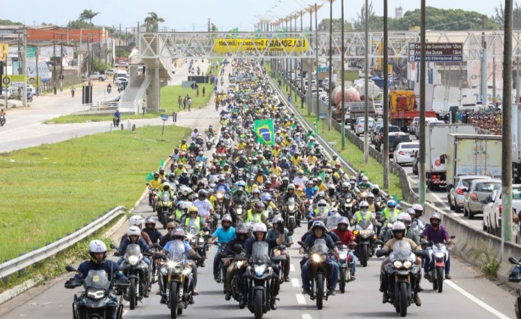 Natal terá motociata durante visita de Bolsonaro na sexta