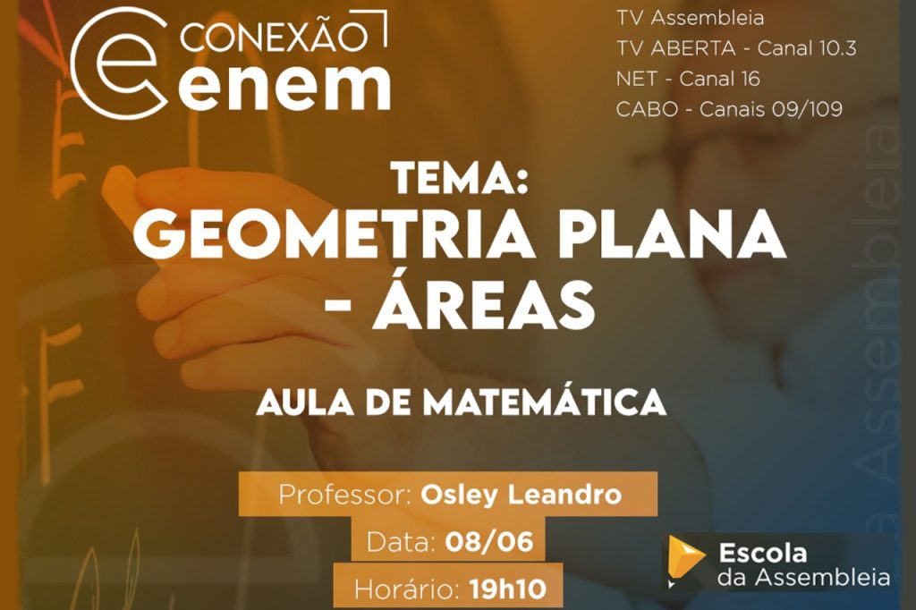 Conexão Enem exibe aula de matemática nesta quarta-feira pela TV Assembleia