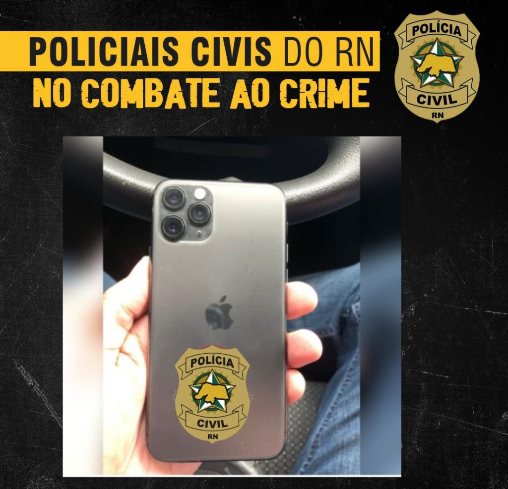 Polícia civil prende mulher em posse de um celular iphone 11 com queixa de roubo