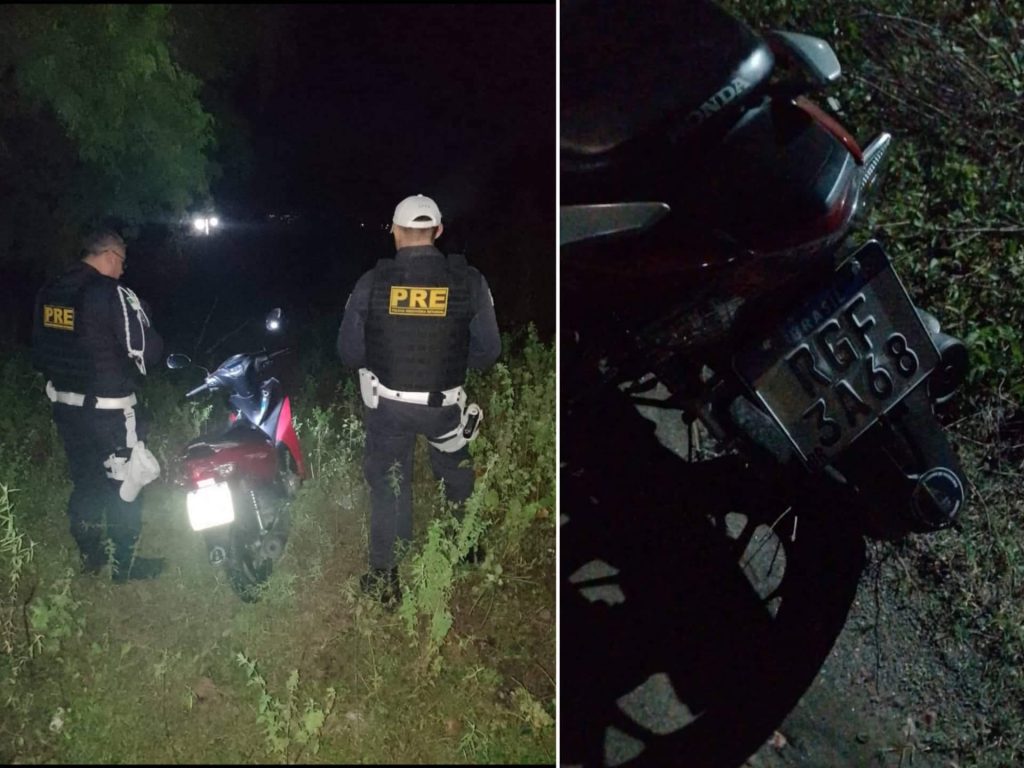 Policiais militares do 3° CIPRV recuperam moto roubada em Caicó; É o segundo veículo recuperado em 8h