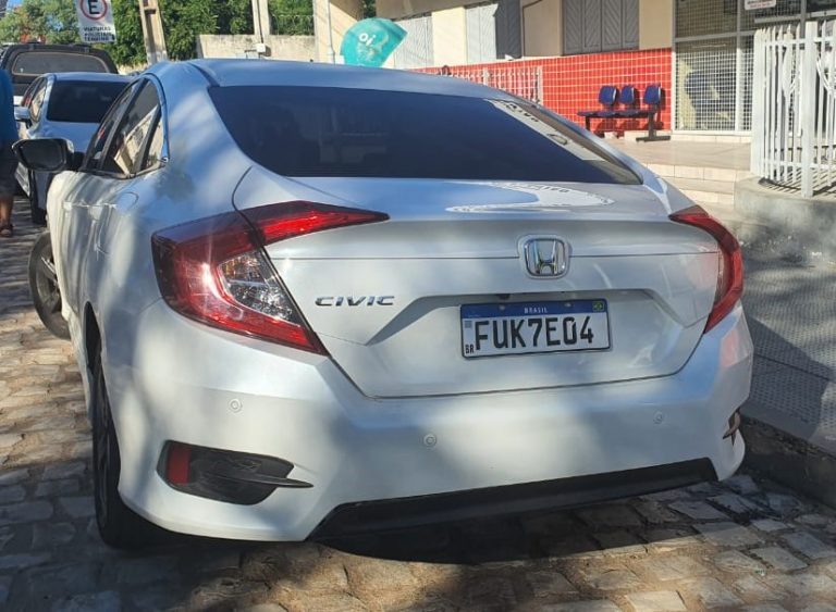 Polícia Civil apreende Honda Civic clonado que estava circulando em Mossoró no Oeste Potiguar