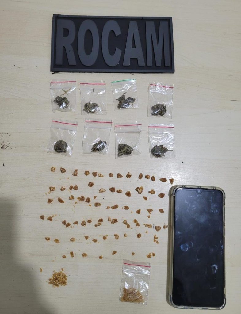 ROCAM detém homem com drogas no bairro Mãe Luísa