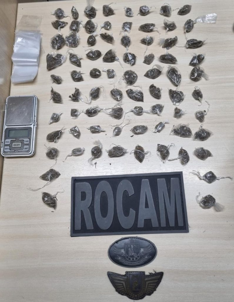 ROCAM apreende drogas na Vila de Ponta Negra