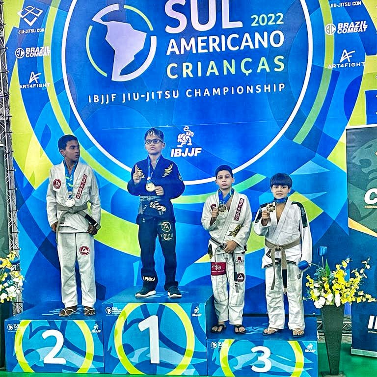 Aos 11 anos, potiguar Silvinho Romero conquista primeiro título internacional e agora é campeão Sulamericano de Jiu-Jitsu Kids