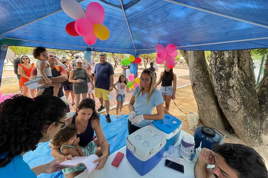 Vacinação contra pólio e outros serviços de saúde serão levados a praça na zona Leste de Natal