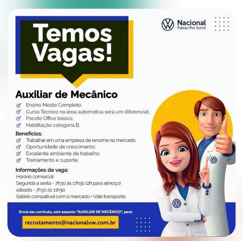 Auxiliar de Mecânico