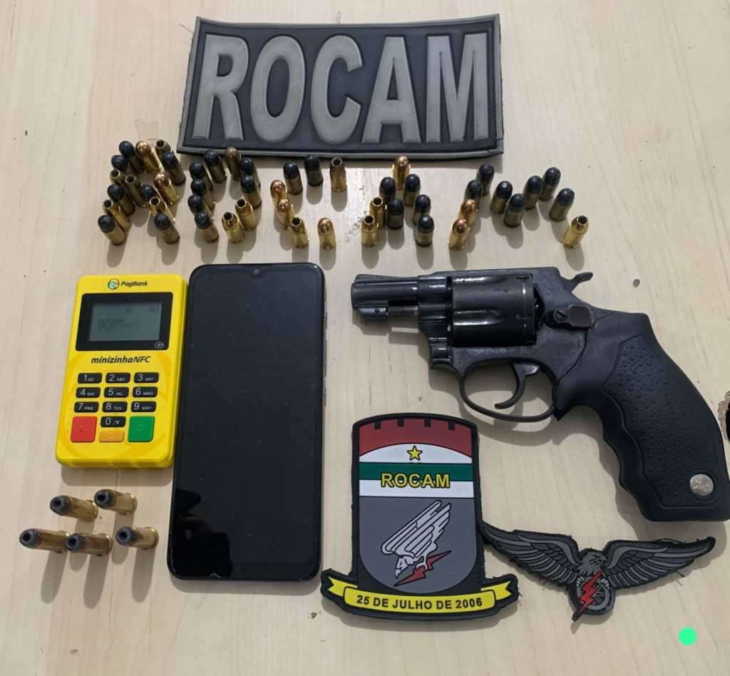 ROCAM prende homem por porte Ilegal de arma de fogo na cidade de Macaíba/RN