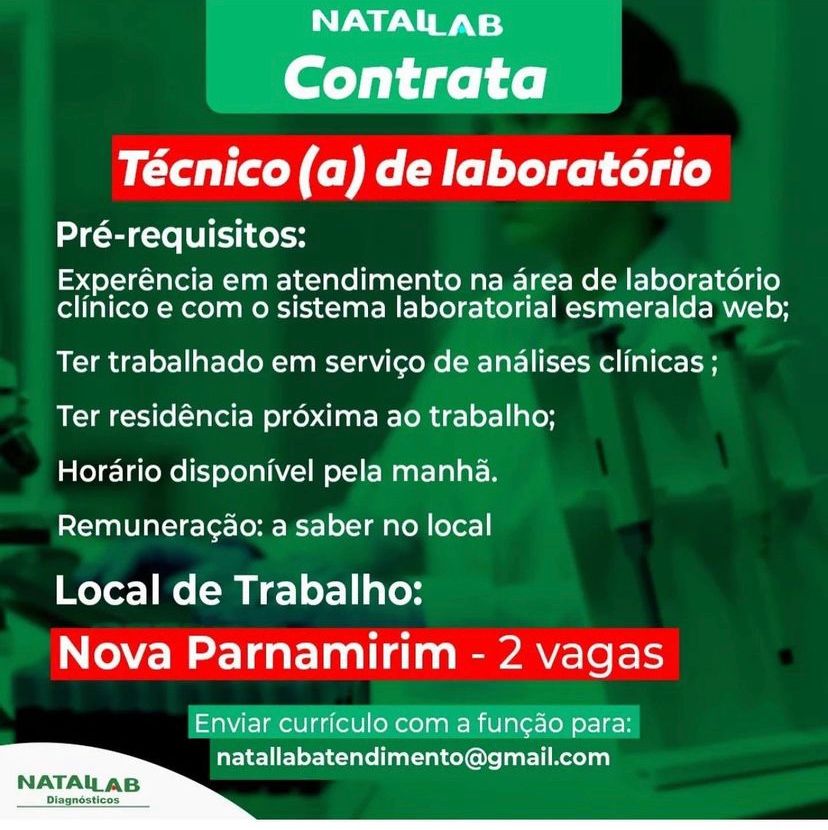 Técnico(a) Laboratório