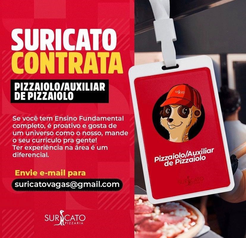 Pizzaiolo/ Auxiliar de Pizzaiolo