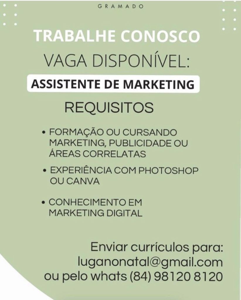 Assistente de Marketing