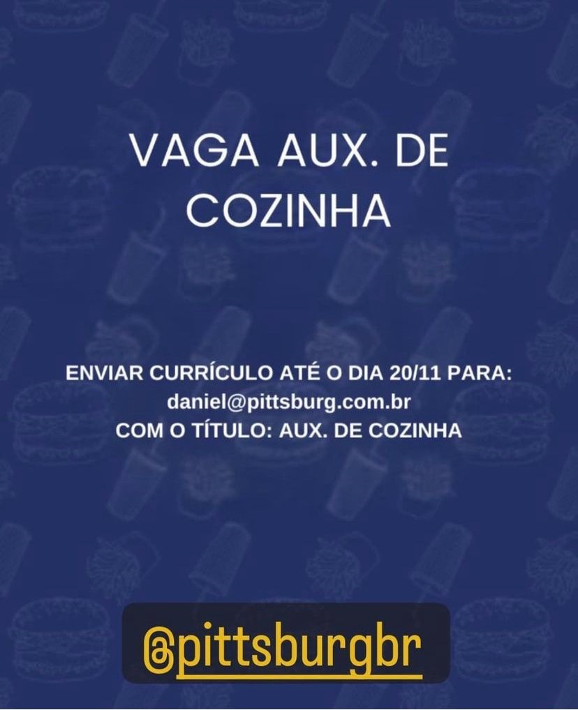 Auxiliar de Cozinha