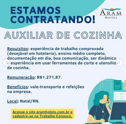 Auxiliar de cozinha