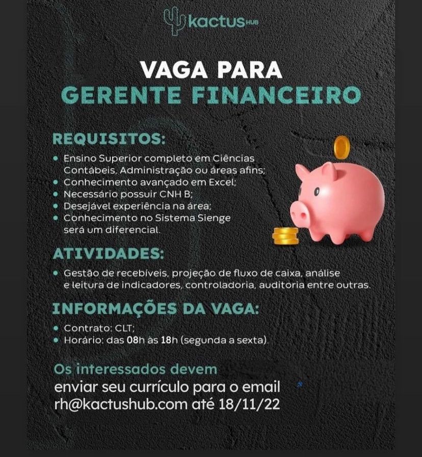 Gerente Financeiro