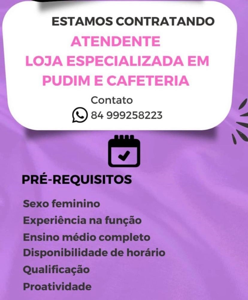 Atendente de Cafeteria