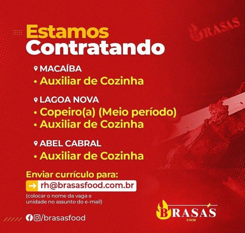 Auxiliar de Cozinha e Copeiro(a)