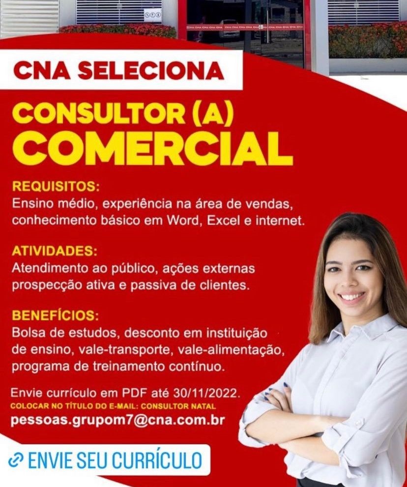 Consultor(a) Comercial