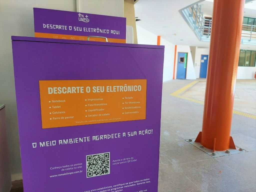 Gincana RN + Limpo mobiliza estudantes para a coleta de resíduos eletroeletrônicos