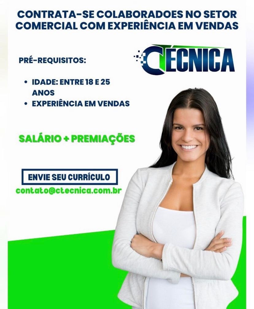 Colaboradores no Setor Comercial