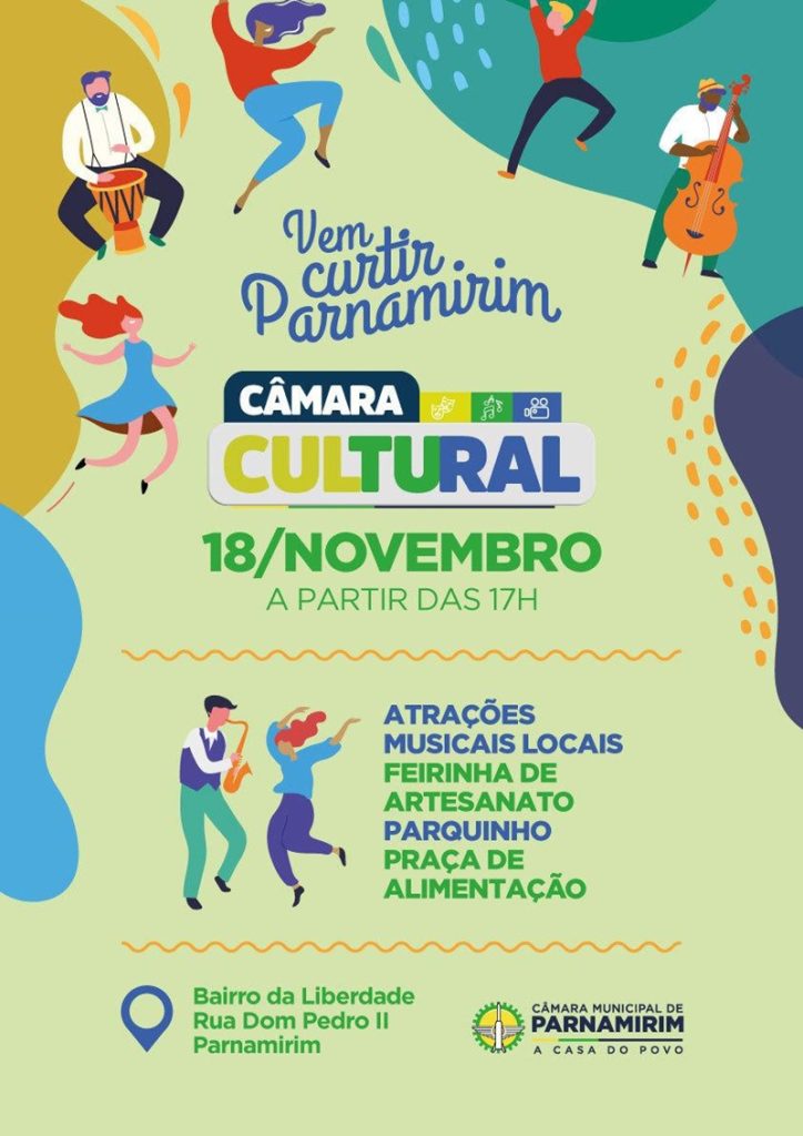 Câmara Municipal de Parnamirim realizará mais uma edição do Câmara Cultural