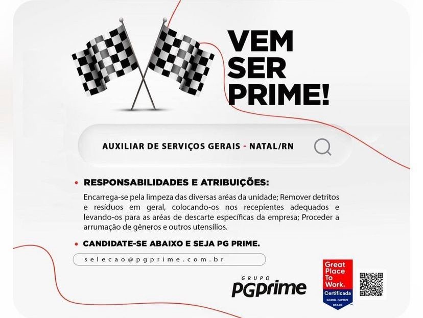 Auxiliar de Serviços Gerais