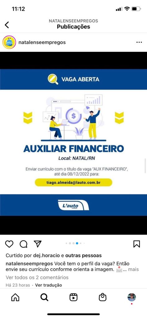 Auxiliar Financeiro