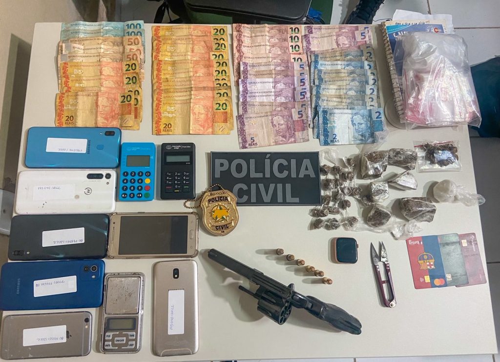 Polícia Civil deflagra Operação “Famiglia”, apreende drogas e armas de fogo e prende dois suspeitos em Tangará