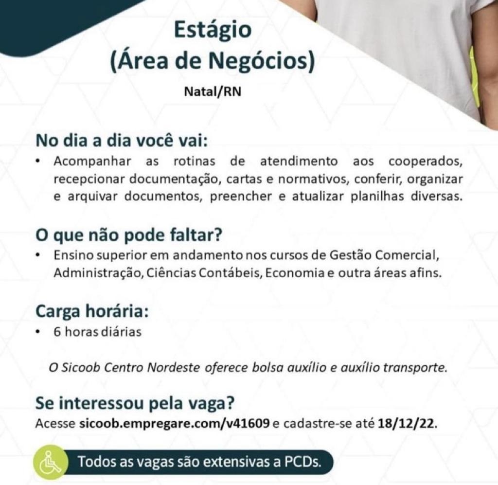 Estágio -área de negócios