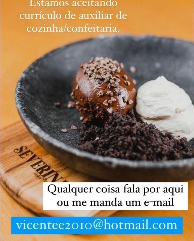 Auxiliar de Cozinha/Confeitaria