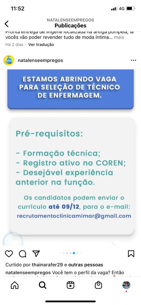 Técnico em Enfermagem