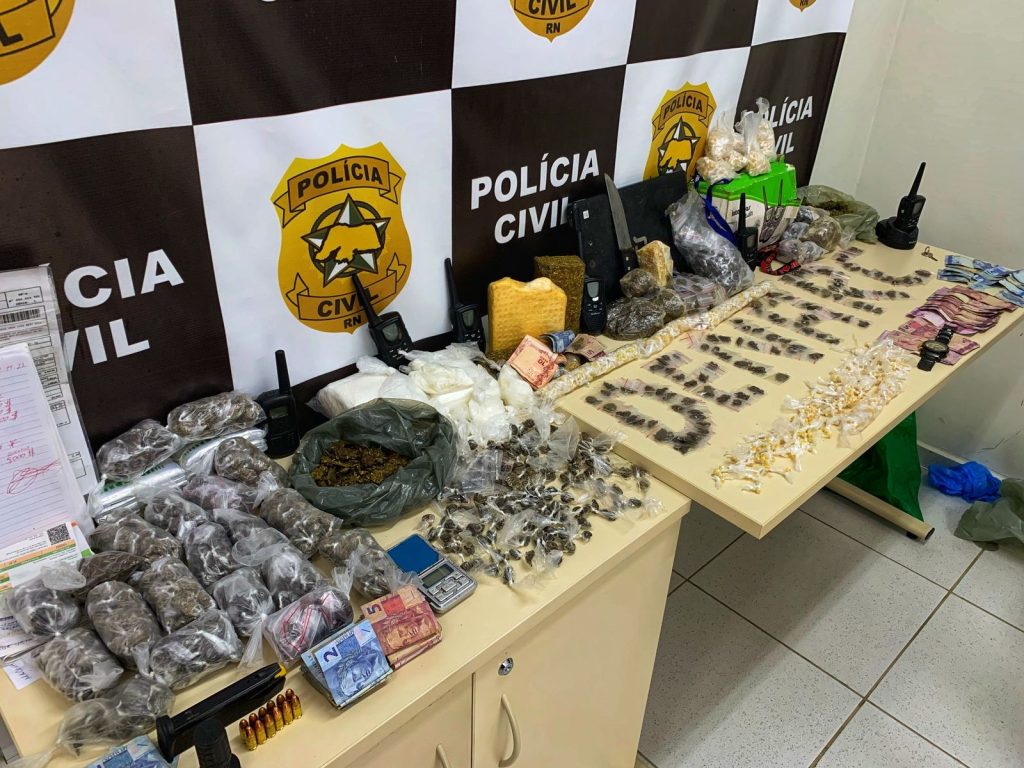 Polícia Civil deflagra 3º fase da Operação “Boca Miúda” e apreende drogas em São Gonçalo do Amarante