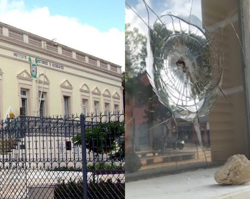 Prédio do Instituto Histórico e Geográfico do RN é depredado