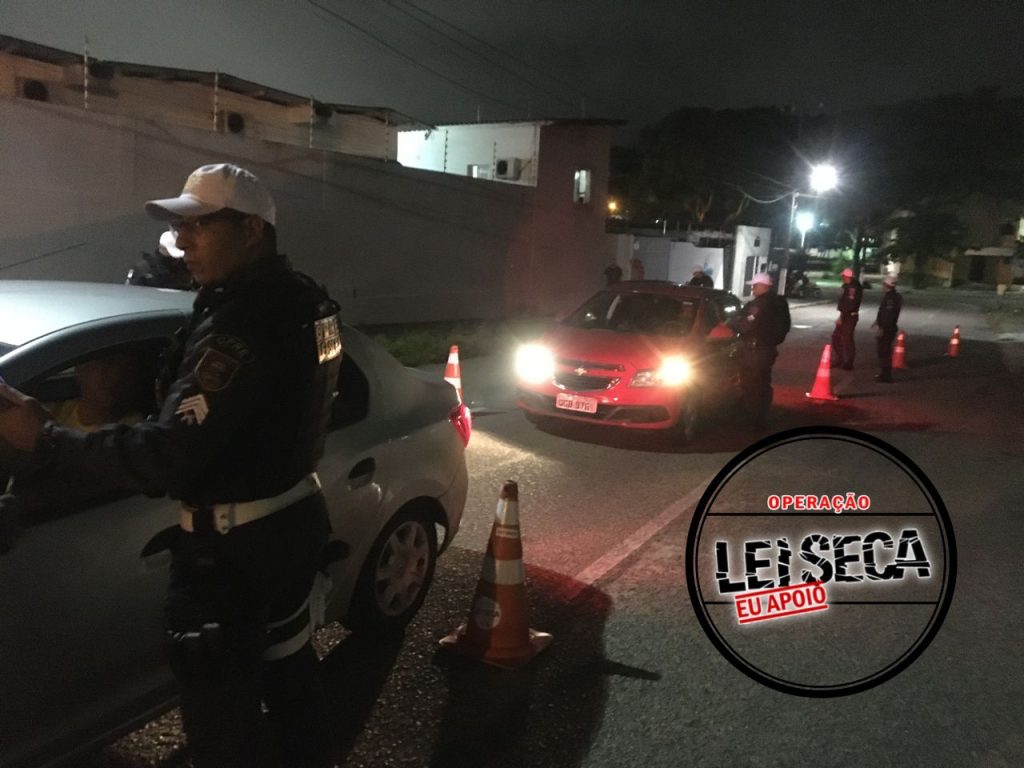 Lei Seca autua 9 motoristas por embriaguez ao volante em Natal