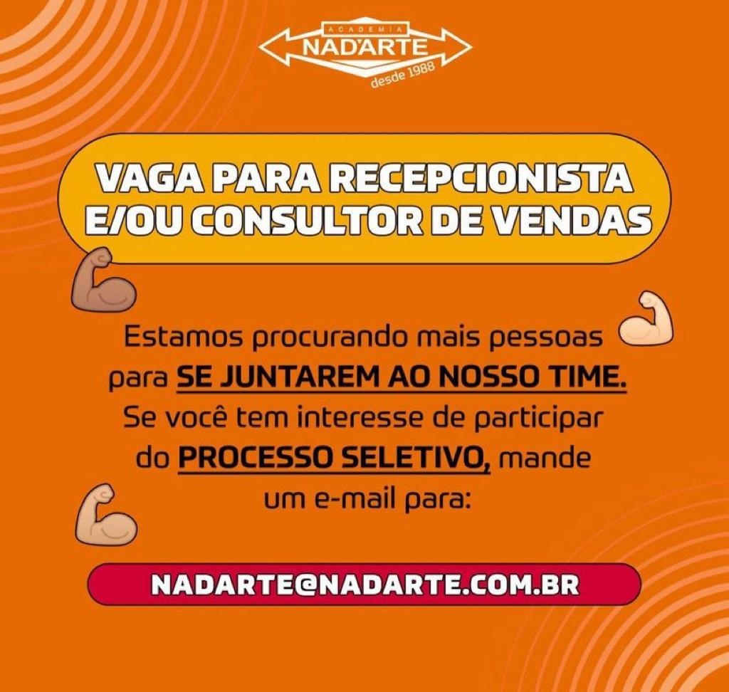 Recepcionista e Consultor de Vendar