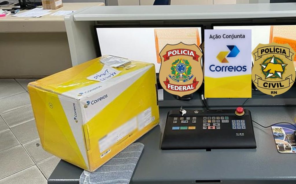 Ação conjunta da Polícia Federal, Polícia Civil e Correios resulta na apreensão de quase 3 kg de maconha em Natal