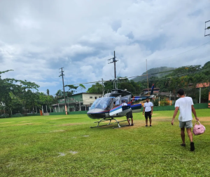 Empresária paga R$ 15 mil para deixar litoral de SP em helicóptero com pais idosos