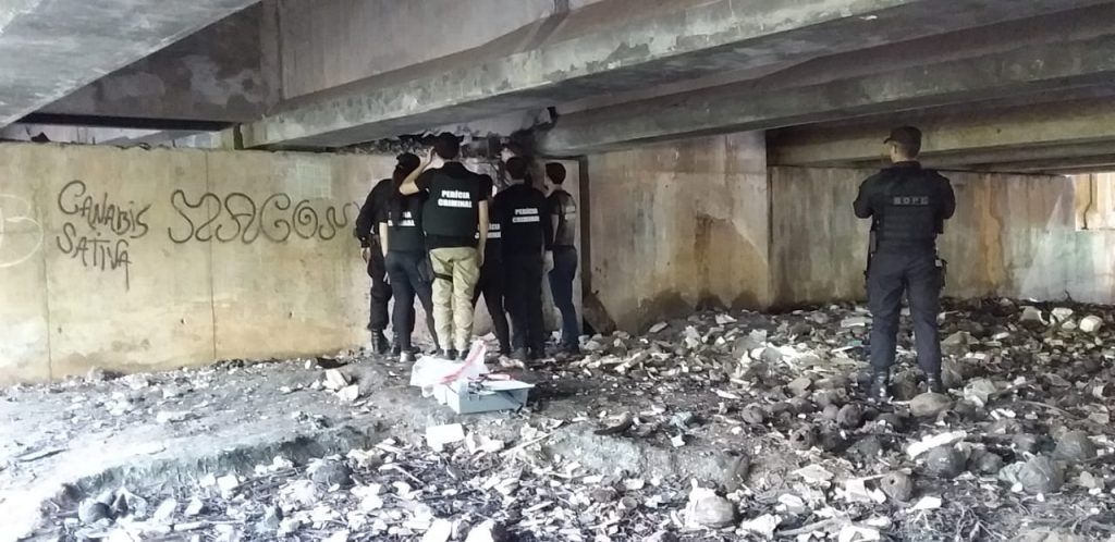 DNIT e polícia fazem vistoria nas colunas da Ponte de Igapó nesta quarta-feira