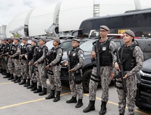 RN recebe mais de 1.000 policiais para reforçar combate a atos criminosos e governo informa redução dos ataques de 85%