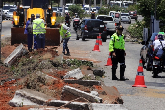 Avenida Felizardo Moura será interditada totalmente no domingo