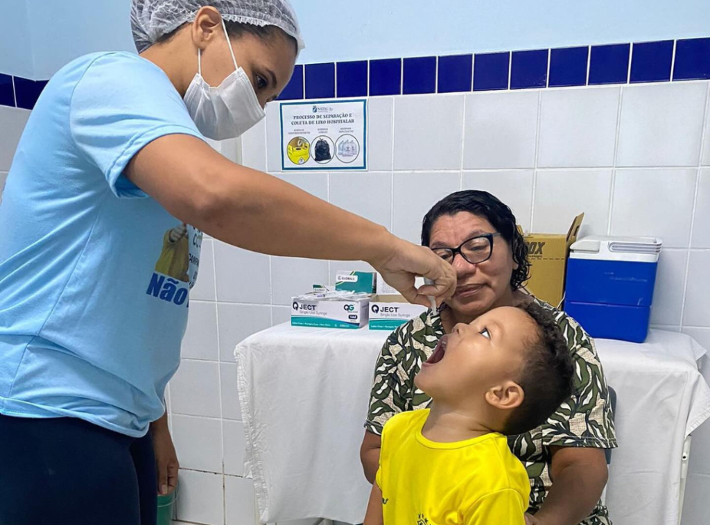 Natal aplica mais de 1.700 doses de vacinas contra a poliomielite no Dia D