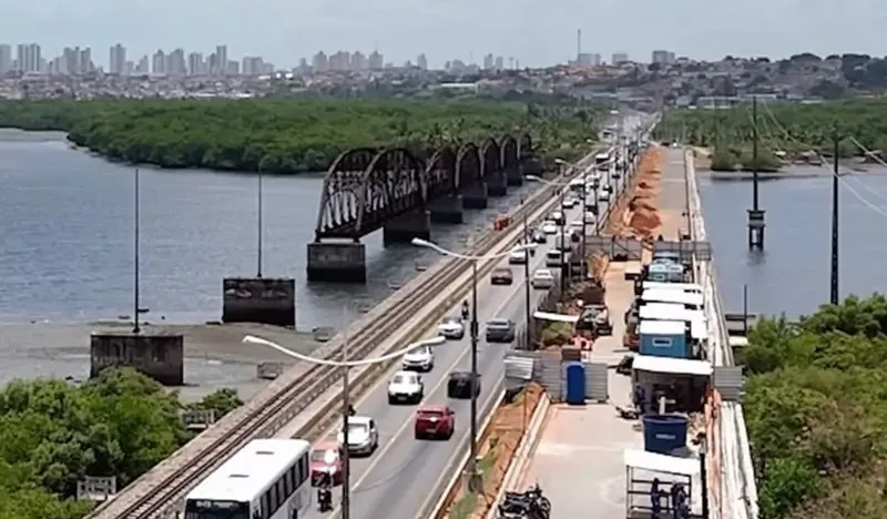 Trânsito na Ponte de Igapó será alterado neste sábado 27 para obra de recuperação, diz DNIT