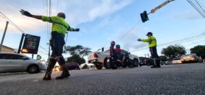 STTU anuncia bloqueio no trânsito na subida do Viaduto da Redinha