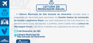 Câmara Municipal de São Gonçalo do Amarante abre trabalhos legislativos de 2025